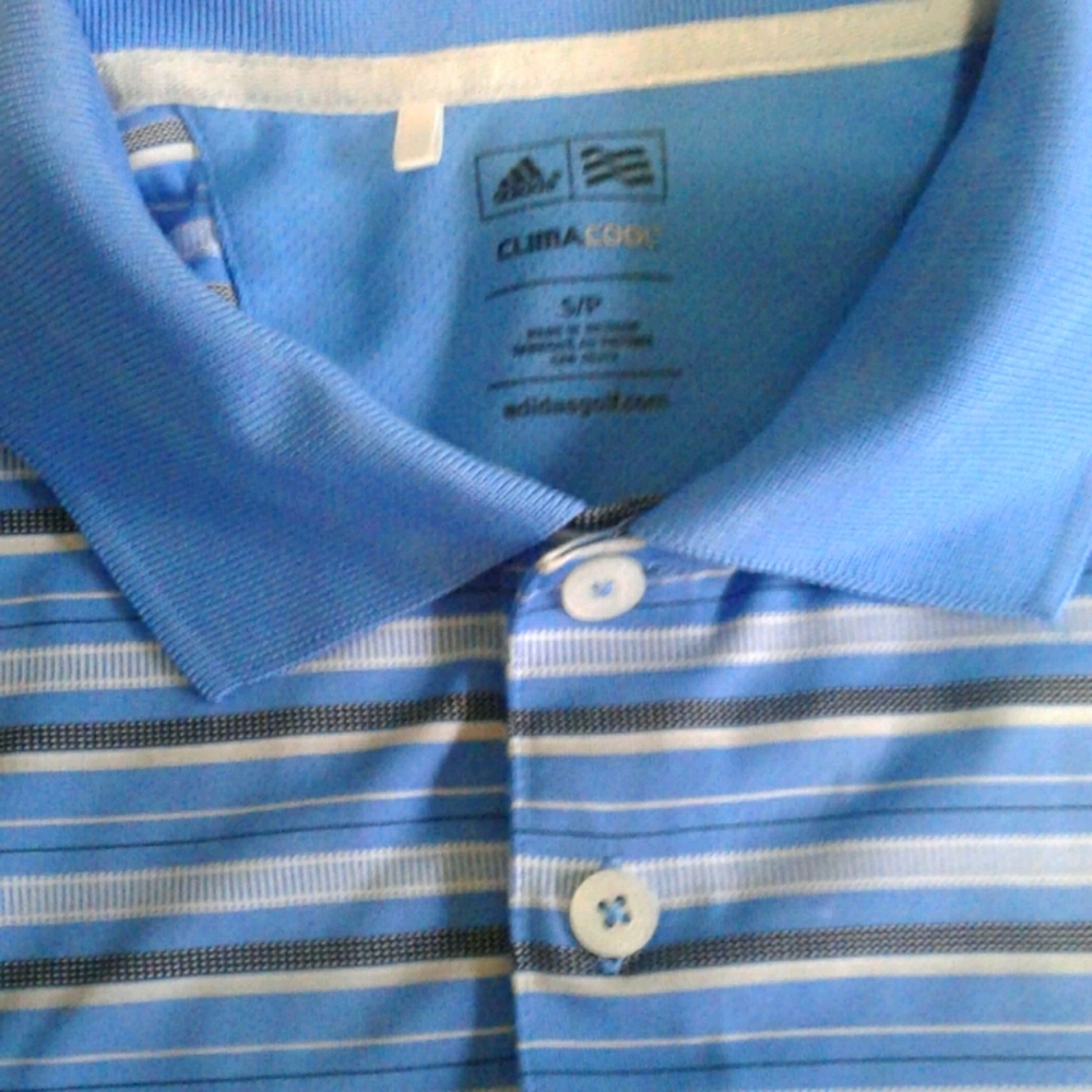 Adidas golf shirt men's small clima cool